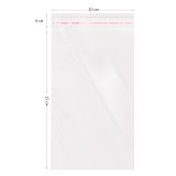 Пакет с клеевым краем OfficeSpace, 10*15+4см, БОПП, 25мкм