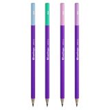 Карандаш ч/г Berlingo "Envy" HB, круглый, заточен., ассорти