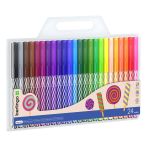 Фломастеры Berlingo "SuperTwist", 24цв., смываемые, рисунок на корпусе, блистер