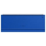 Планинг датированный 2026г., 64л., 330*130мм, балакрон, BG "Ariane.Blue", синий, отд.фольгой