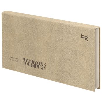 Еженедельник недатированный, 64л., мягкий переплет, кожзам, BG 