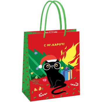 Пакет подарочный 18*23*10см MESHU 