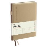Ежедневник датированный 2026г., А5, 176л., твердый переплет, кожзам, BG "Palm. Ivory", светло-бежевый
