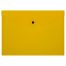 Папка-конверт на кнопке СТАММ А4, 150мкм, пластик, прозрачная, желтая