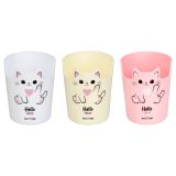 Подставка-стакан MESHU "Meow", пластиковая, ассорти