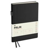 Ежедневник датированный 2026г., А5, 176л., твердый переплет, кожзам, BG "Palm. Graphite", графитовый