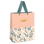 Пакет подарочный 33*42*12см MESHU "Beautiful twigs", фольга, матовая ламинация