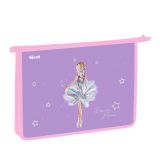 Папка для тетрадей 1 отделение, А4 Först "Dance Dream" , 340*245*40 мм, пластик, на молнии