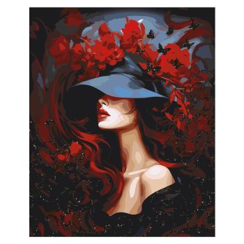 Картина по номерам на холсте с глиттером ТРИ СОВЫ 