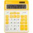 Калькулятор настольный Eleven CDC-120-WH/OR, 12 разрядов, двойное питание, 155*206*38мм, белый/оранжевый
