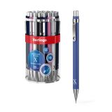 Карандаш механический Berlingo "X" 0,5мм, с ластиком, ассорти