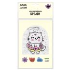 Алмазная мозаика, брелок ТРИ СОВЫ "Мяу-кошечка", пакет с европодвесом