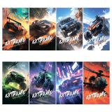 Блокнот А7 48л. на склейке BG "Жажда экстрима"