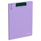 Папка-планшет с зажимом Berlingo "Haze" А4, пластик (полифом), 1800мкм, сиреневая
