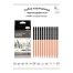 Набор карандашей ч/г Гамма 12шт., 10B-2H, кедр, картон. упаковка, европодвес