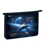 Папка для тетрадей 1 отделение, А4 Först "Cosmic" , 340*245*40 мм, пластик, на молнии