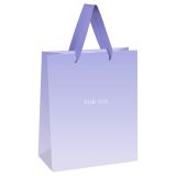 Пакет подарочный 18*23*10см MESHU "For you. Purple", фольга, матовая ламинация