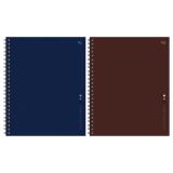 Тетрадь 120л., А5, клетка на гребне BG "Моноколор в балансе", глянцевая ламинация, твердая обложка