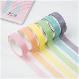 Набор клейких декоративных лент MESHU "Macaron", 6шт