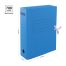Папка архивная с завязками OfficeSpace, микрогофрокартон, 75мм, синий, до 700л.