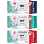 Салфетки влажные Aura "Family", 200шт., для всей семьи, клапан