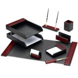 Набор настольный Delucci 8 предметов, красное дерево