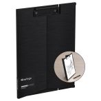 Планшет-трансформер с зажимом Berlingo "Steel&Style" А4, пластик (полифом), 1800мкм, черный