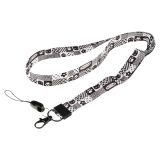 Лента для бейджей MESHU "Puzzle", 45см, петелька, карабин, опп пакет с европодвесом