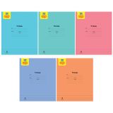 Тетрадь 18л., линия Мульти-Пульти, "Однотонная", 70г/м2