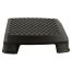 Подставка для ног СТАММ, рельефная поверхность, черная