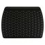 Подставка для ног СТАММ, рельефная поверхность, черная