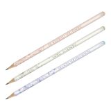 Карандаш ч/г MESHU "Цветы (Flowers)", HB, заточен., с печатью, стразы на топе, без ластика, ассорти, туба