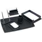 Набор настольный Delucci 6 предметов, черный дуб