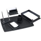 Набор настольный Delucci 6 предметов, черный дуб