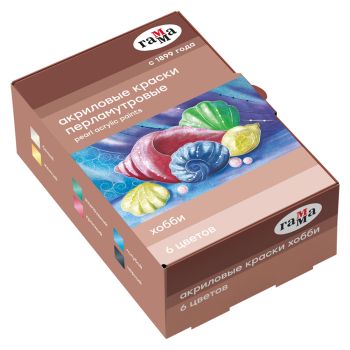 Краски акриловые декоративные Гамма 