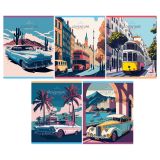 Тетрадь 48л., А5, клетка Greenwich Line "Приключение", матовая ламинация, 70г/м2