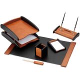 Набор настольный Delucci 6 предметов, дерево