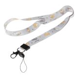 Лента для бейджей MESHU "Yummy Cat", 45см, петелька, карабин, опп пакет с европодвесом