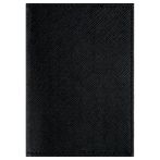 Обложка для паспорта OfficeSpace экокожа, текстура Диагональ, подклад экокожа, черный