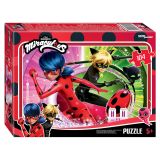 Пазл  104 эл. Step Puzzle "Леди Баг и Супер-Кот"