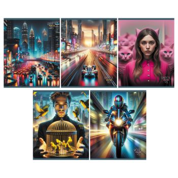 Тетрадь 96л., А5, клетка BG 