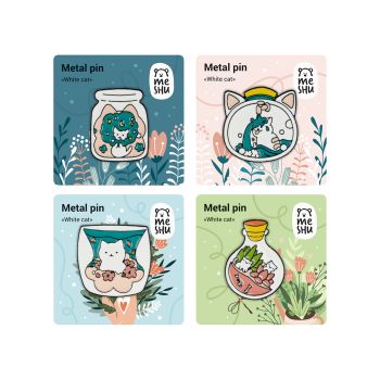 Набор металлических значков MESHU 