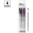 Набор шариковых ручек OfficeSpace 4шт., 04цв., 0,7мм, европодвес