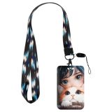 Бейдж вертикальный MESHU "Нежность", 110*70мм, лента с карабином, 2D печать, опп пакет, европодвес