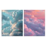 Тетрадь 80л., А5, клетка на гребне BG "Невесомость", soft-touch ламинация, твердая обложка