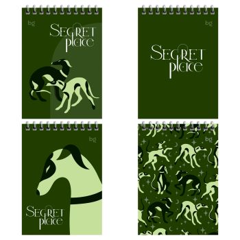 Блокнот А6 60л. на гребне BG 