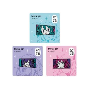 Набор металлических значков MESHU 