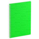 Бизнес-тетрадь A5, 80л., Berlingo "Your Way", клетка, на силиконовом гребне, 80г/м2, пластик обложка 600мкм, зеленый неон