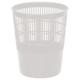 Корзина для бумаг СТАММ, 14л, сетчатая, белая