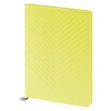 Ежедневник недатированный, А5, 136л., кожзам, Berlingo "Elegance", желтый